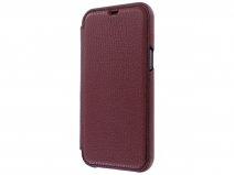 Graffi Oyster Mastrotto Leer Rood - iPhone 12 Pro Max hoesje