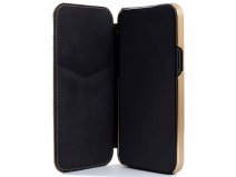 Greenwich Portland MagSafe Folio Shortbread/Gold - iPhone 12 Pro Max Hoesje