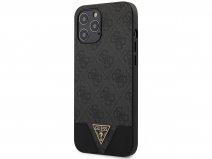 Guess 4G Triangle Case Grijs - iPhone 12 Pro Max hoesje