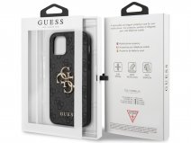 Guess Big 4G Monogram Case Grijs - iPhone 12 Pro Max hoesje
