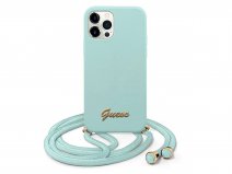 Guess Necklace Case Mint - iPhone 12 Pro Max hoesje