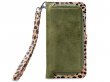 Mobilize 2in1 Magnet Zipper Case Green Leopard - iPhone 12 Pro Max hoesje