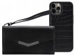 Mobilize Elegant Magnet Clutch Black Croco - iPhone 12 Pro Max hoesje