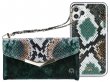 Mobilize Elegant Magnet Clutch Green Snake - iPhone 12 Pro Max Hoesje