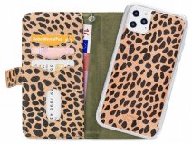 Mobilize 2in1 Magnet Zipper Case Green Leopard - iPhone 12 Pro Max hoesje