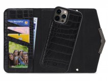 Mobilize Elegant Magnet Clutch Black Croco - iPhone 12 Pro Max hoesje