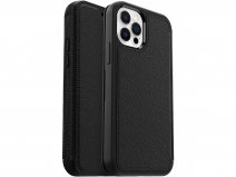 Otterbox Strada Leather Folio Zwart - iPhone 12 Pro Max hoesje