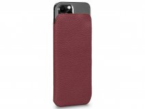 Sena Ultraslim Sleeve Rood Leer - iPhone 12 Pro Max hoesje