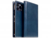 SLG Design D+ Temponata Folio Blauw - iPhone 11 Pro Max hoesje