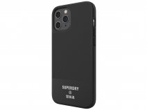 Superdry Canvas Case Zwart - iPhone 12 Pro Max hoesje