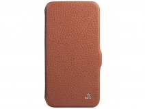 Vaja Folio MagSafe Leather Case Cognac - iPhone 12 Pro Max Hoesje Leer