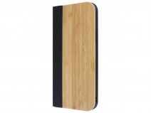 Wooden Bookcase Bamboo - Houten iPhone 13 hoesje