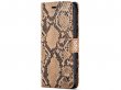 CaseMe Snake 2in1 Magnetic Bookcase Beige - iPhone 13 Hoesje