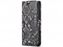 CaseMe Snake 2in1 Magnetic Bookcase Zwart - iPhone 13 Hoesje