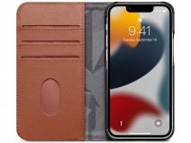 Decoded Leather Wallet Case Cognac Leer - iPhone 13 Hoesje