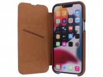 Graffi Oyster Mastrotto Leer Cognac - iPhone 13 hoesje