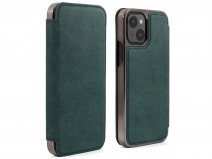 Greenwich Blake MagSafe Alcantara Folio Sage - iPhone 13 Hoesje