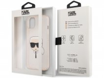 Karl Lagerfeld Ikonik Glitter Case Goud - iPhone 13 hoesje