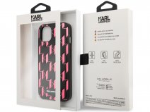 Karl Lagerfeld Monogram Case Roze - iPhone 13 hoesje