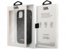Karl Lagerfeld Monogram Case Zwart - iPhone 13 hoesje