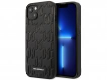 Karl Lagerfeld Monogram Case Zwart - iPhone 13 hoesje