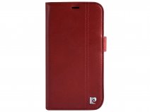 Pierre Cardin Bookcase Rood Leer - iPhone 13 hoesje