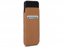 Sena Ultraslim Wallet Sleeve Bruin Leer - iPhone 13 hoesje