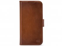 Senza Desire Bookcase Burned Cognac - iPhone 13 hoesje Leer