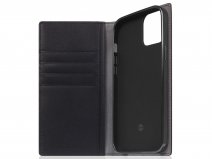 SLG Design D5 CSL Italiaans Kalfsleer Zwart - iPhone 13 hoesje