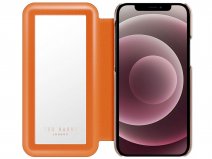 Ted Baker Opulent Bloom Mirror Folio Case - iPhone 13 Hoesje