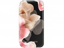 Ted Baker Porcelain Rose Mirror Folio Case - iPhone 13 hoesje