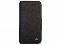 Vaja Wallet Leather Case MagSafe Zwart - iPhone 13 Hoesje Leer