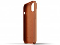 Mujjo Full Leather Case Tan - iPhone 13 Hoesje Leer