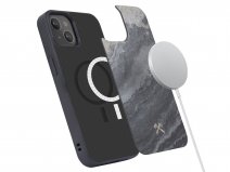 Woodcessories MagSafe Case Stone - iPhone 13 hoesje van Steen