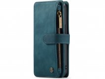 CaseMania Ritsvak Wallet Case Groen - iPhone 13 Mini Hoesje