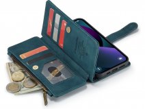 CaseMania Ritsvak Wallet Case Groen - iPhone 13 Mini Hoesje