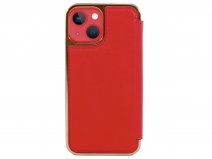 Greenwich Blake MagSafe Leather Folio Flash Red - iPhone 13 Mini Hoesje