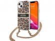 Guess Leopard Crossbody Case - iPhone 13 Mini hoesje