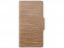 iDeal of Sweden Atelier Wallet Camel Croco - iPhone 13 Mini hoesje