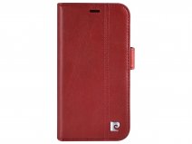 Pierre Cardin Bookcase Rood Leer - iPhone 13 Mini hoesje
