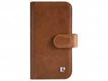 Pierre Cardin True Wallet Bruin Leer - iPhone 13 Mini hoesje