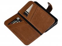 Pierre Cardin True Wallet Bruin Leer - iPhone 13 Mini hoesje