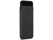 Sena Ultraslim Sleeve Zwart Leer - iPhone 13 Mini hoesje