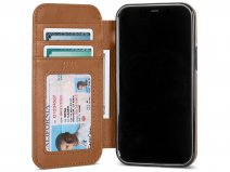 Sena Wallet Book Bruin - iPhone 13 Mini Hoesje Leer