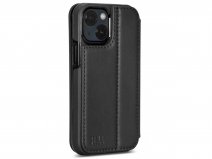 Sena Wallet Book Zwart - iPhone 13 Mini Hoesje Leer