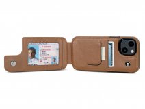 Sena WalletSkin Case Bruin - iPhone 13 Mini Hoesje Leer