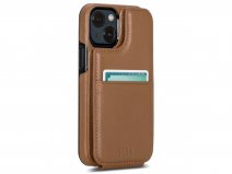 Sena WalletSkin Case Bruin - iPhone 13 Mini Hoesje Leer
