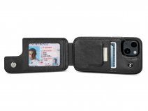 Sena WalletSkin Case Zwart - iPhone 13 Mini Hoesje Leer