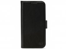 Senza Desire Bookcase Deep Black - iPhone 13 Mini hoesje Leer