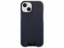Vaja Grip Leather MagSafe Case Blauw - iPhone 13 Mini Hoesje Leer